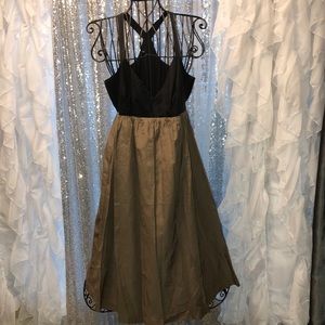 Gap silk cotton tank dress pockets Size 8